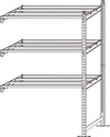 Kit aggiunta - scaffale in metallo - 100x60x200 cm - grigio - Paperflow Fai da te/Organizzazione casa e magazzini/Scaffalature Eurocartuccia - Pavullo, Commerciovirtuoso.it