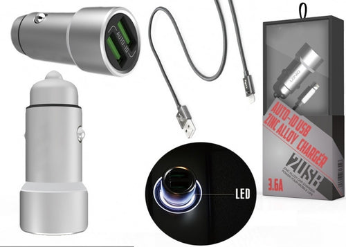 Kit Alimentatore 2 Porte Usb Adattatore 3.6a Cavo 12v 220v Iphone 5 5s 6 6s 7 Elettronica/Cellulari e accessori/Accessori/Caricabatterie/Caricabatterie da auto Trade Shop italia - Napoli, Commerciovirtuoso.it