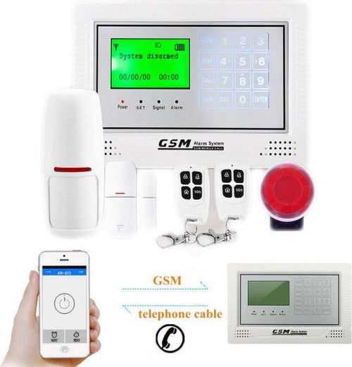 Kit-Antifurto-Casa-Allarme-Display-Touch-Screen-Combinatore-Gsm-Wireless-App