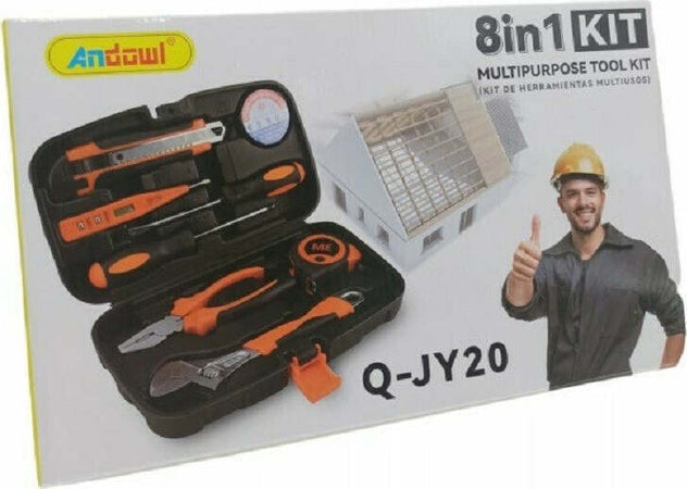 Kit Attrezzi Multiuso 8 In 1 Valigia Cassetta Con 8 Strumenti Fai Da Te Q-jy20 Fai da te/Utensili elettrici e a mano/Utensili elettrici/Set di attrezzi Trade Shop italia - Napoli, Commerciovirtuoso.it