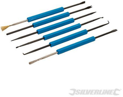 Kit attrezzi professionali per saldatura 6 p.zi
