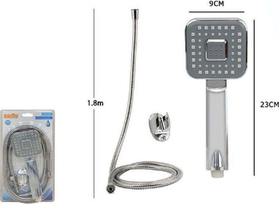 Kit Bagno Doccetta Doccino Soffione Doccia Quadrato Laccio 1,8 Mt Staffa 59167 Casa, arredamento e bricolage > Accessori Bagno > Soffioni Doccia Trade Shop italia - Napoli, Commerciovirtuoso.it