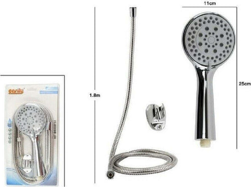 Kit Bagno Doccetta Doccino Soffione Doccia Tondo Con Laccio 1,8 Mt Staffa 69069 Casa, arredamento e bricolage > Accessori Bagno > Soffioni Doccia Trade Shop italia - Napoli, Commerciovirtuoso.it