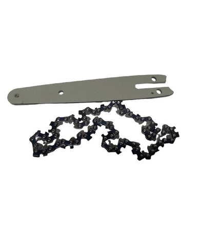 Kit Barra + Catena 8" Ricambio Da 8 Pollici Per Mini Motosega A Batteria