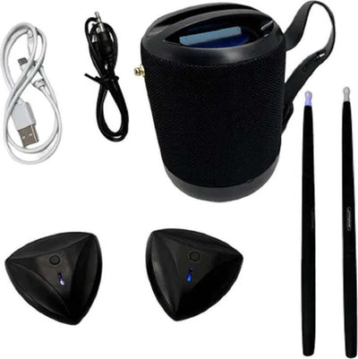 Kit Batteria Wireless Bacchette Altoparlante Portatile Sensori A Pedale Q-gu2p Elettronica/Home Audio e Hi-Fi/Altoparlanti/Sistemi di altoparlanti Trade Shop italia - Napoli, Commerciovirtuoso.it