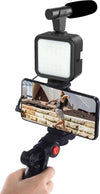 KIT-BLOG-INFLUENCER-STREAMING-ONLINE-MICROFONO-LUCE-CON-STAFFA-PODCAST