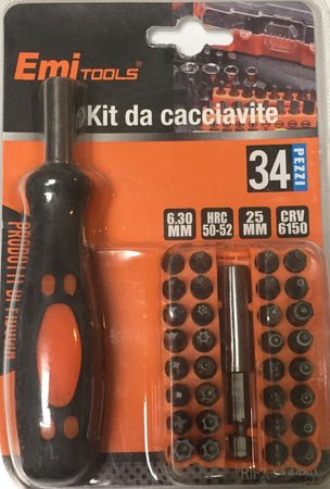 kit cacciavite 34 pz con innesti e cannocchiale per prolungamento Fai da te/Utensili elettrici e a mano/Utensili a mano/Cacciaviti/Set cacciaviti Led Mall Home - Napoli, Commerciovirtuoso.it