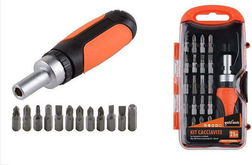 Kit Cacciavite A Cricchetto Multiuso 21 Pezzi Magnetico Doppia Funzione 92192 Casa, arredamento e bricolage > Bricolage e fai da te > Utensili Manuali > Cacciaviti Trade Shop italia - Napoli, Commerciovirtuoso.it