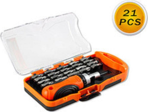 Kit Cacciavite A Cricchetto Multiuso 21pz Inserti Intercambiabili Giravite 94273 Casa, arredamento e bricolage > Bricolage e fai da te > Utensili Manuali > Cacciaviti Trade Shop italia - Napoli, Commerciovirtuoso.it