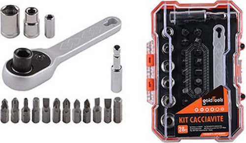 Kit Cacciavite Cricchetto Multiuso 28pz Magnetico Con Teste Intercambiabili 92186 Casa, arredamento e bricolage > Bricolage e fai da te > Utensili Manuali > Cacciaviti Trade Shop italia - Napoli, Commerciovirtuoso.it
