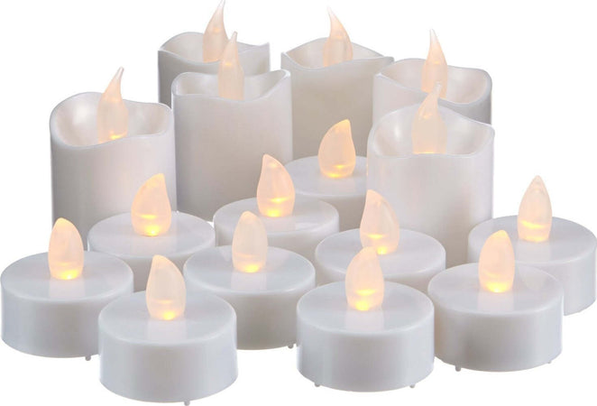KIT Candele Candeline a Led fiamma tremolante lumini con batterie incluse calda Casa e cucina/Decorazioni per interni/Candele e portacandele/Candele/Lumini Trade Shop italia - Napoli, Commerciovirtuoso.it