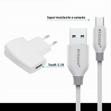 Kit-Caricabatteria-Adattatore-Di-Ricarica-Con-Cavo-Micro-Usb-1mt-Maxtech-Ca-s036