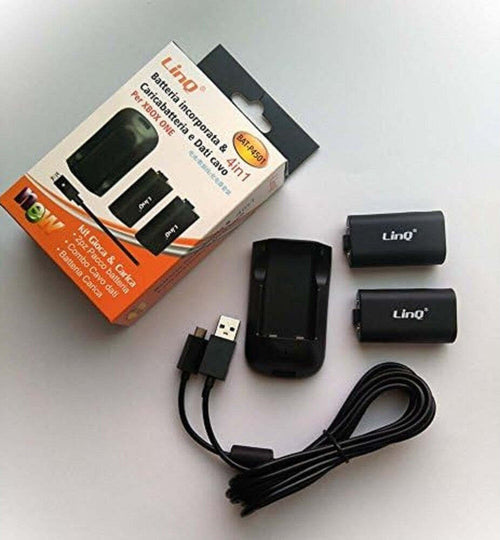 Kit Caricabatteria Batterie Ricaricabili 4in1 Cavo Usb Per Controller Xbox One Bat-p4501 Videogiochi/Xbox One/Accessori/Batterie e caricabatterie/Caricabatterie Trade Shop italia - Napoli, Commerciovirtuoso.it