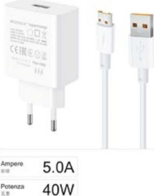 Kit Caricabatteria Caricatore Usb Ricarica Rapida 40w Cavo Micro Usb 5a Ca-s044 Elettronica/Cellulari e accessori/Accessori/Caricabatterie/Caricabatterie da auto Trade Shop italia - Napoli, Commerciovirtuoso.it