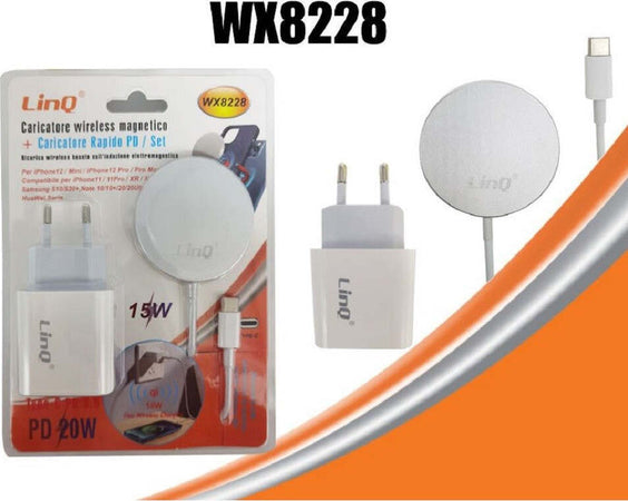 Kit Caricabatterie Ad Induzione Wireless Magnetico 15w+caricatore Rete Tipo-c Wx8228 Elettronica/Cellulari e accessori/Accessori/Caricabatterie/Caricabatterie da auto Trade Shop italia - Napoli, Commerciovirtuoso.it