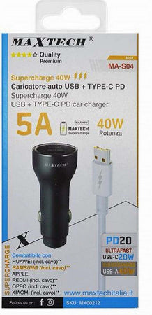 Kit-Caricatore-Auto-Usb-Ricarica-Rapida-40-W-5a-Cavo-Dati-Micro-Usb-1-Mt-Ma-s04