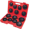 KIT CHIAVE A TAZZA PER FILTRO OLIO 15 PZ AUTO UNIVERSALE CRHOME VANADIUM Auto e Moto/Attrezzi per veicoli/Attrezzi e attrezzatura per sistema olio/Chiavi per il filtro olio Trade Shop italia - Napoli, Commerciovirtuoso.it