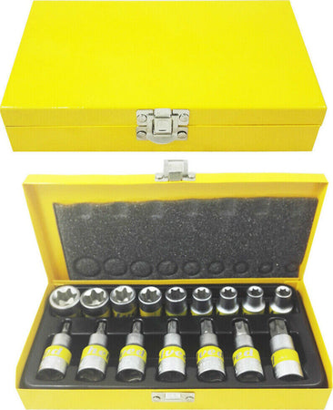 Kit Chiavi A Bussola Torx Maschio E Femmina Helved Da 16pz Cromovanadio Hld10118 Casa, arredamento e bricolage > Bricolage e fai da te > Chiavi da Lavoro Trade Shop italia - Napoli, Commerciovirtuoso.it