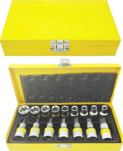 Kit Chiavi A Bussola Torx Maschio E Femmina Helved Da 16pz Cromovanadio Hld10118 Casa, arredamento e bricolage > Bricolage e fai da te > Chiavi da Lavoro Trade Shop italia - Napoli, Commerciovirtuoso.it
