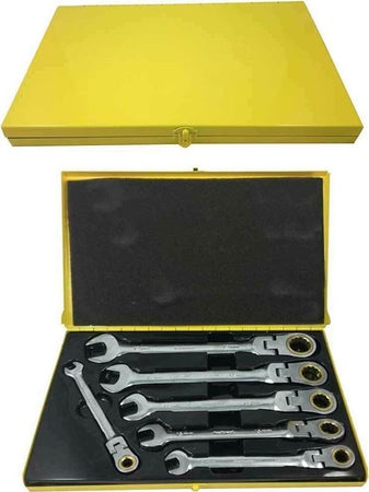 Kit Chiavi Combinate Fisse E A Cricchetto Testa Snodabile Helved Da 6pz Hld10123 Casa, arredamento e bricolage > Bricolage e fai da te > Chiavi da Lavoro Trade Shop italia - Napoli, Commerciovirtuoso.it