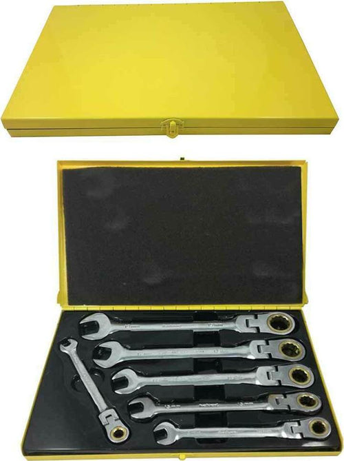 Kit Chiavi Combinate Fisse E A Cricchetto Testa Snodabile Helved Da 6pz Hld10123 Casa, arredamento e bricolage > Bricolage e fai da te > Chiavi da Lavoro Trade Shop italia - Napoli, Commerciovirtuoso.it