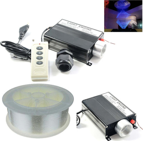 KIT CIELO STELLATO LED MULTICOLORE 16W + ROTOLO DA 1500MT FIBRA OTTICA 16 COLORI Illuminazione/Lampadine/Lampadine a LED Trade Shop italia - Napoli, Commerciovirtuoso.it