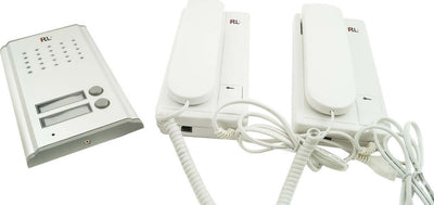 KIT CITOFONO BIFAMILIARE CORNETTA PULSANTE APRI CANCELLO 2 CITOFONI RL3208AA Fai da te/Materiale elettrico/Citofoni Trade Shop italia - Napoli, Commerciovirtuoso.it