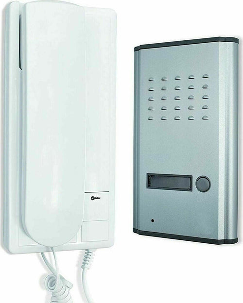 KIT CITOFONO MONOFAMILIARE CORNETTA 2 FILI APRIPORTA CANCELLO DA INTERNO ESTERNO Fai da te/Materiale elettrico/Citofoni Zencoccostore - Formia, Commerciovirtuoso.it