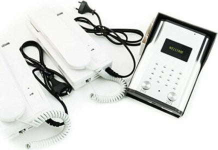 Kit Citofono Per 2 Famiglie Bifamiliare Apriporta Cancello 4 Fili Due Cornette Casa, arredamento e bricolage > Sicurezza e Antifurti > Videocitofoni e Spioncini Trade Shop italia - Napoli, Commerciovirtuoso.it