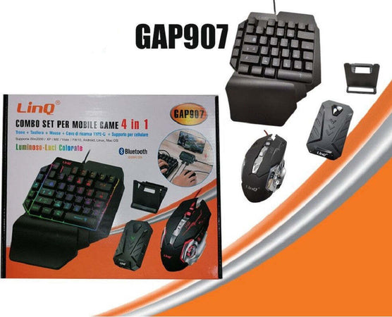 Kit Combo 4in1 Set Per Mobile Game Accessori Gioco Per Smartphone Bluetooth Gap907 Videogiochi/Xbox One/Accessori/Batterie e caricabatterie/Caricabatterie Trade Shop italia - Napoli, Commerciovirtuoso.it