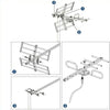 Kit-completo-Digitale-Terrestre-con-Antenna-Yagi-8dB-e-Amplificatore-da-25DB-1-Ingresso-/-1-Uscita
