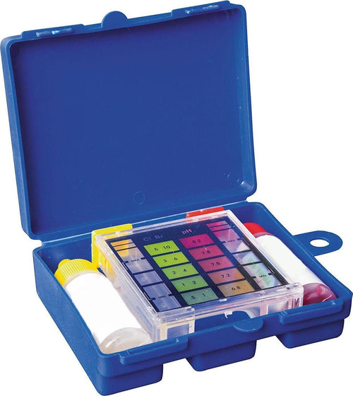 Kit completo per analisi piscina test con reagente liquido per ph e cloro