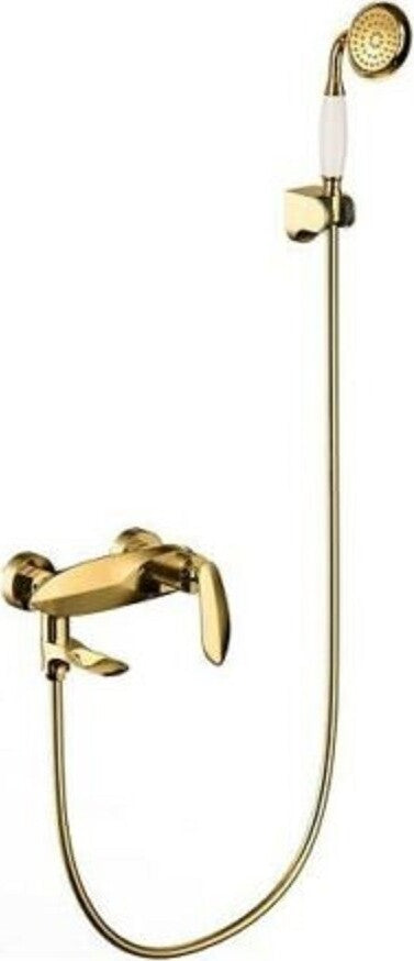 Kit Completo Rubinetto Miscelatore Vasca Da Bagno + Doccetta Dorata Luxury Accessori Bagno > Rubinetti Bagno Trade Shop italia - Napoli, Commerciovirtuoso.it