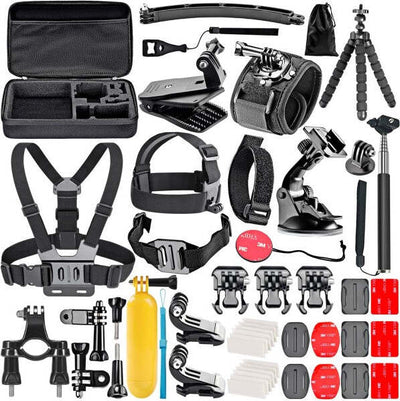 Kit Con 36 Accessori Per Gopro Hero Go Pro Sj4000 Sj5000 Sj6000 Action Cam Sport Elettronica/Foto e videocamere/Action camera e accessori/Attacchi e tracolle Trade Shop italia - Napoli, Commerciovirtuoso.it