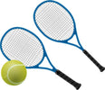 Kit-Confezione-Set-Tennis-2-Racchette-Con-Palla-Con-Custodia-Sport-Accessori