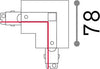 Kit-Connettore-Da-Incasso-Destro-On-Off-Link-Alluminio-Bianco