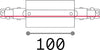 Kit-Connettore-Da-Incasso-Principale-Centrale-Dali-Link-Alluminio-Bianco