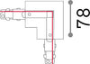 Kit-Connettore-Da-Incasso-Sinistro-Dali-1-10V-Link-Alluminio-Bianco