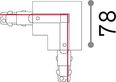 Kit-Connettore-Da-Incasso-Sinistro-Dali-1-10V-Link-Alluminio-Nero