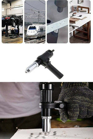 Kit Conversione Da Trapano Avvitatore A Rivettatrice Con Impugnatura Testine Fai da te/Utensili elettrici e a mano/Utensili elettrici/Trapani/Trapani avvitatori Trade Shop italia - Napoli, Commerciovirtuoso.it