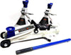 Kit crick 2.5Ton Sollevatore coppia cavalletto solleva auto 2,5Ton Auto e Moto/Attrezzi per veicoli/Attrezzi per cerchioni e pneumatici/Cric e martinetti/Cric idraulici Grow Up - Casoria, Commerciovirtuoso.it