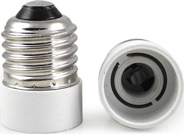 Kit da 4 Adattatore per Lampadina Riduzione da E27 a E14 Portalampada EXTRASTAR