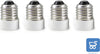 Kit da 4 Adattatore per Lampadina Riduzione da E27 a E14 Portalampada EXTRASTAR