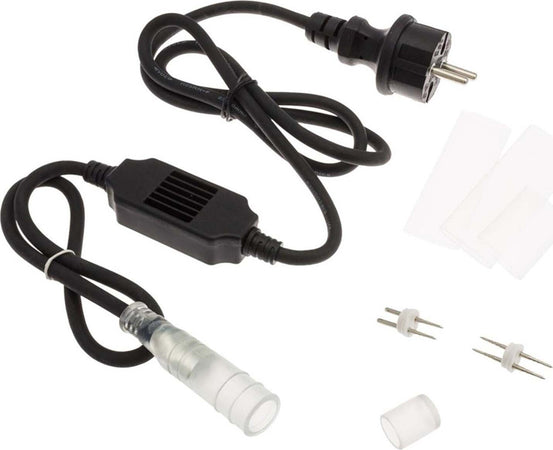 Kit da taglio per tubo luminoso a led ø 13 mm cavo di alimentazione ac/dc Illuminazione/Illuminazione per esterni/Accessori/Trasformatori a bassa intensità MagiediNatale.it - Altamura, Commerciovirtuoso.it