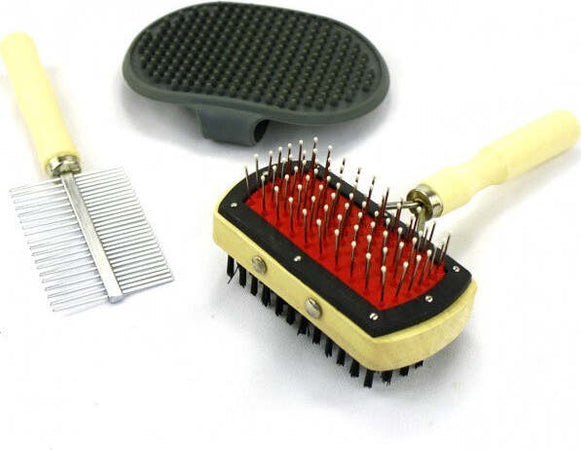 KIT DELLE COCCOLE 3 PZ DI SPAZZOLE PER LA PULIZIA E LA CURA DEL CANE Prodotti per animali domestici/Cani/Accessori per toilette/Spazzole Trade Shop italia - Napoli, Commerciovirtuoso.it