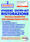 Kit Detergenza per Ristorazione o Generico Multiambiente 1Gel Igienizzante Mani +1Cloroattivo +1 Det. Base Alcool +1Igienizzante Profumato +1Anticalcare +1Decarbonizzante +1Det. Vetri Ecc. Mechim
