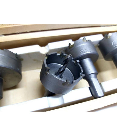 Kit Di 5 Frese A Tazza Hss Denti In Metallo Duro Da 18 30 32 35 55 Mm Per Muro