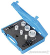 Kit di 9 seghe a tazza bimetallica per elettricisti denti HSS temprati Silverline