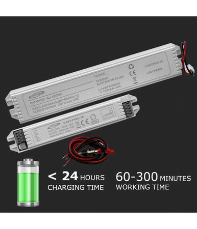 Kit Di Emergenza Per Lampade Led Da 3-40w Trasformatore Alimentatore Na03-f40a-t8