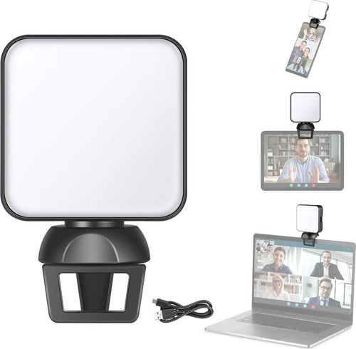 Kit di illuminazione per videoconferenza Neewer per telefono Laptop iPad illuminazione Zoom per Laptop Mini luce Video USB per videoconferenza